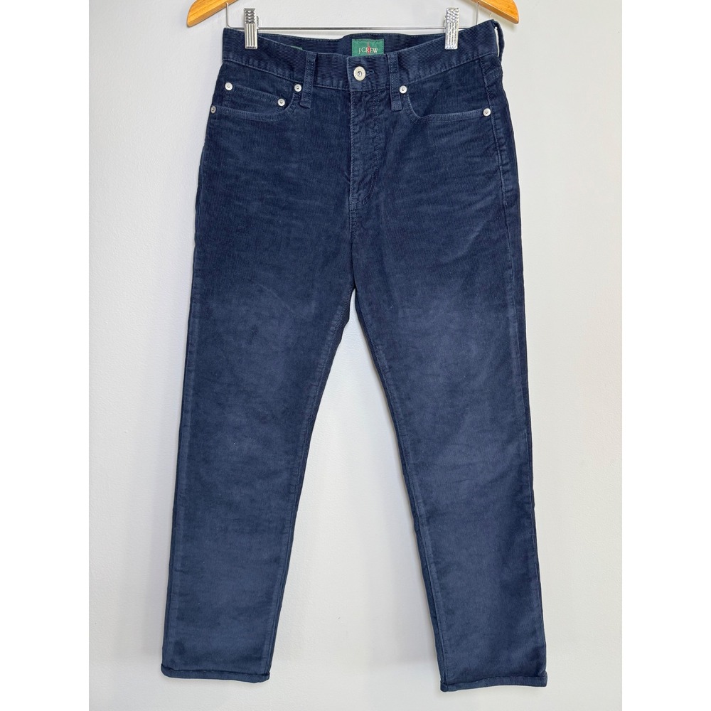 J.Crew 770 Straight Corduroy Pants Mens 29x32 Navy Blue Vintage Style - Picture 4 of 9